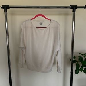 White Long sleeve sweater